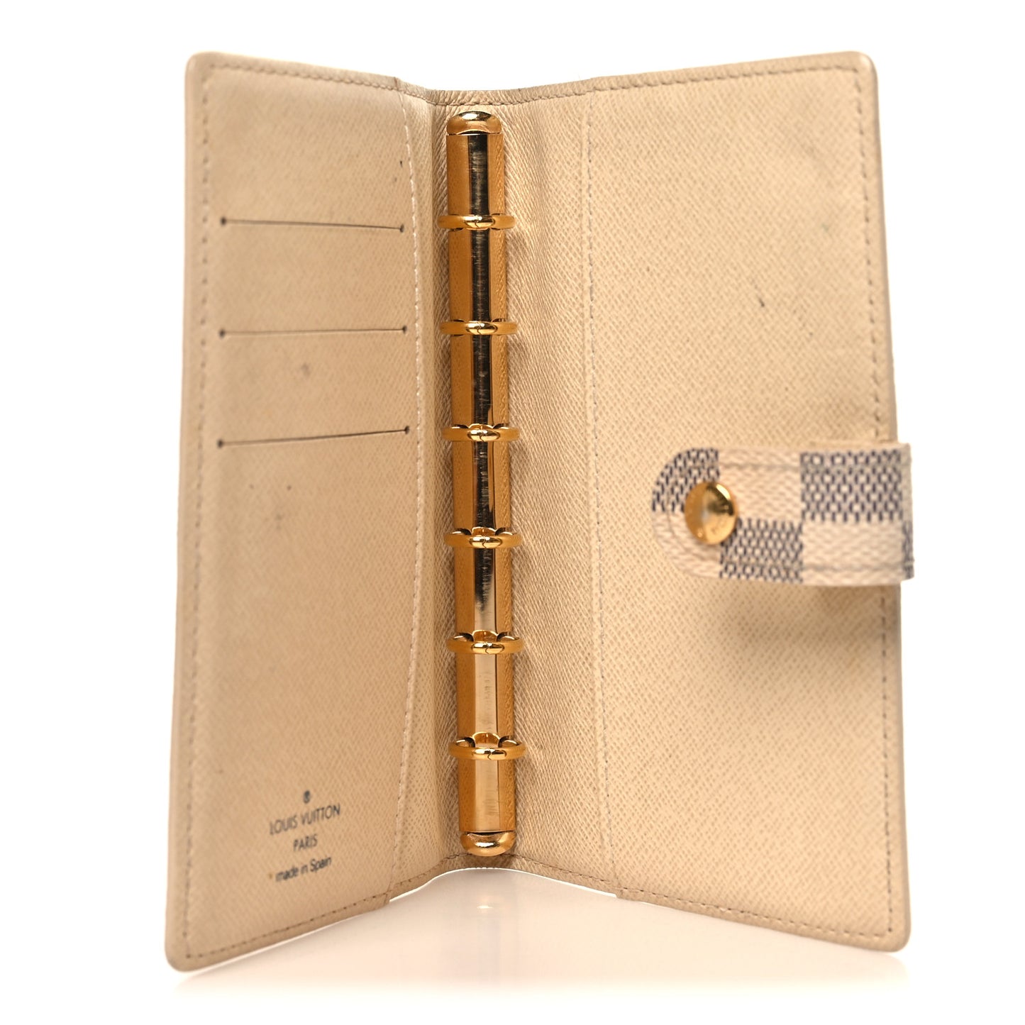 Damier Azur Small Ring Agenda Cover
