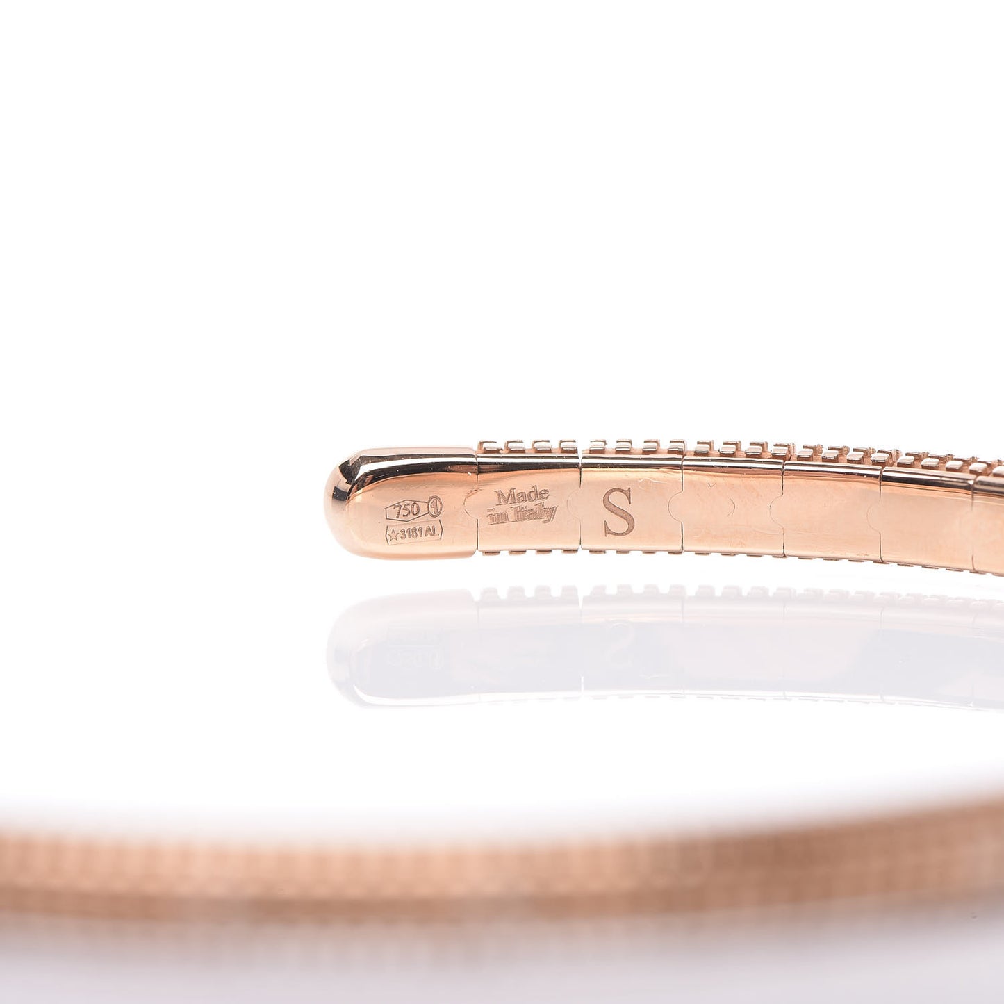 18K Pink Gold Diamond Metropolitan Bracelet S
