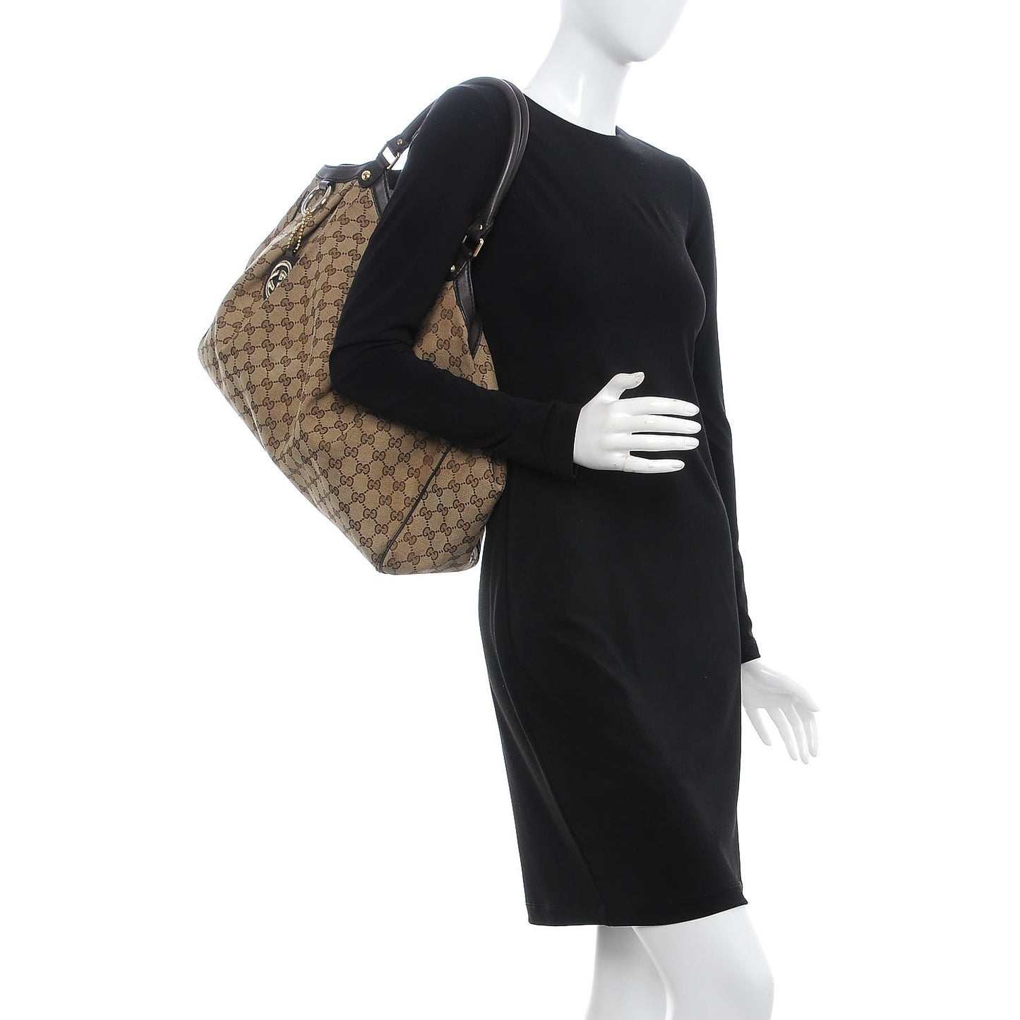Monogram Large Sukey Tote Dark Brown