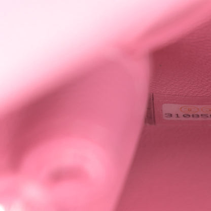Chanel Caviar Lizard Embossed Quilted Mini Coco Handle Flap Pink 7 of 11