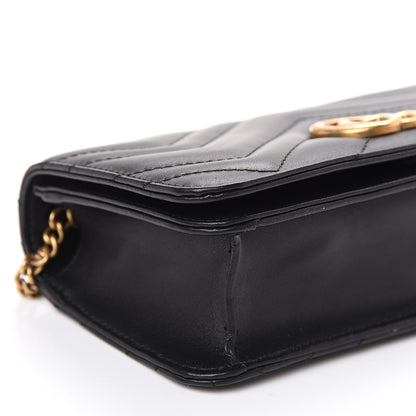 Gucci Calfskin Matelasse GG Marmont Mini Bag Black 6 of 10