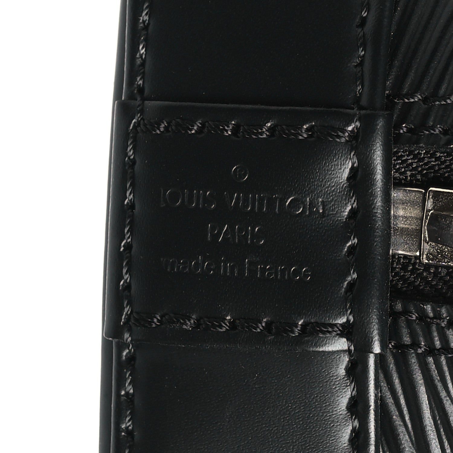 Louis Vuitton Epi Alma BB Black 6 of 10