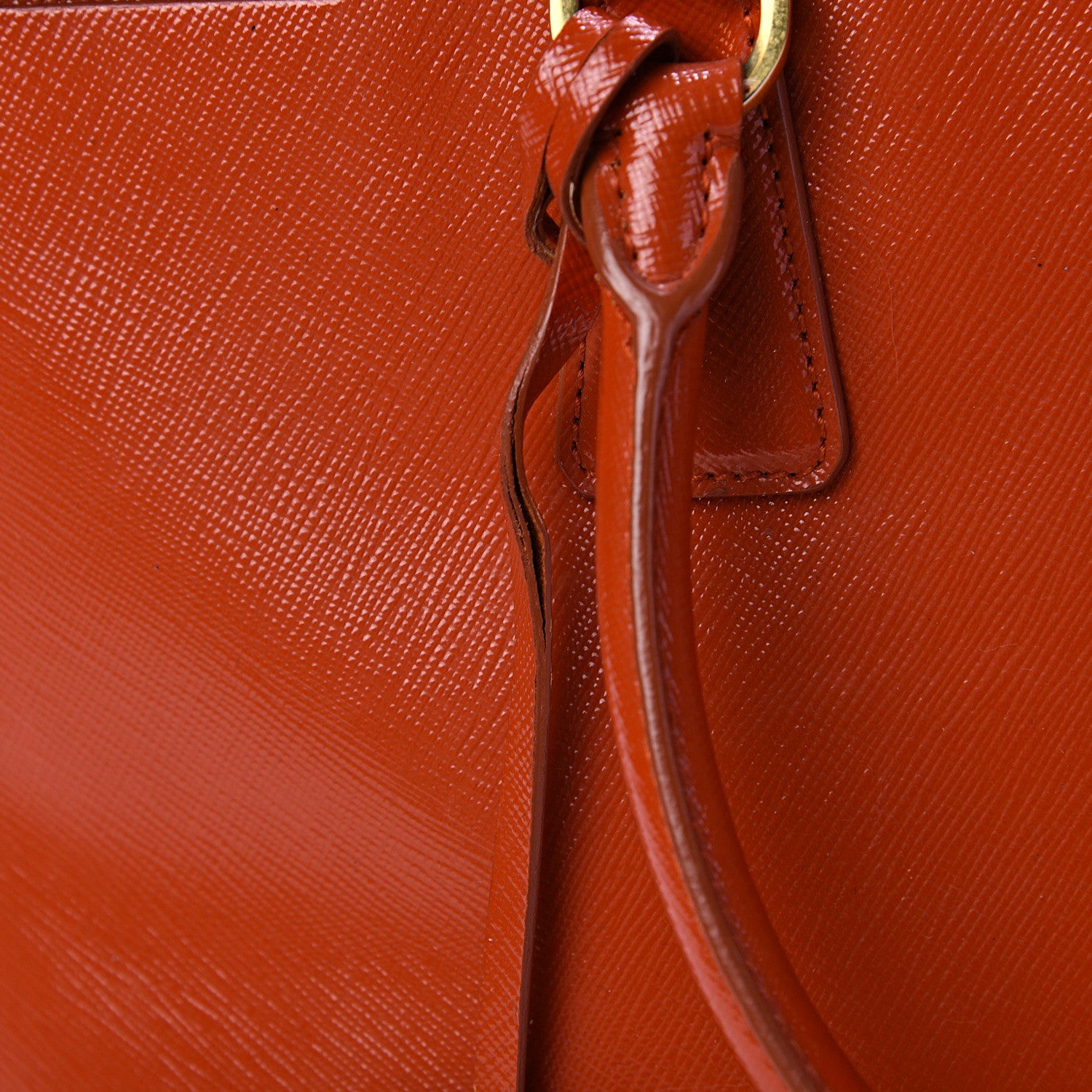 Prada Saffiano Medium Galleria Double Zip Tote Papaya 22 of 26