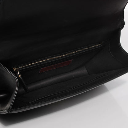 Valentino Garavani Vitello Medium Glam Lock Rockstud Flap Black 8 of 8