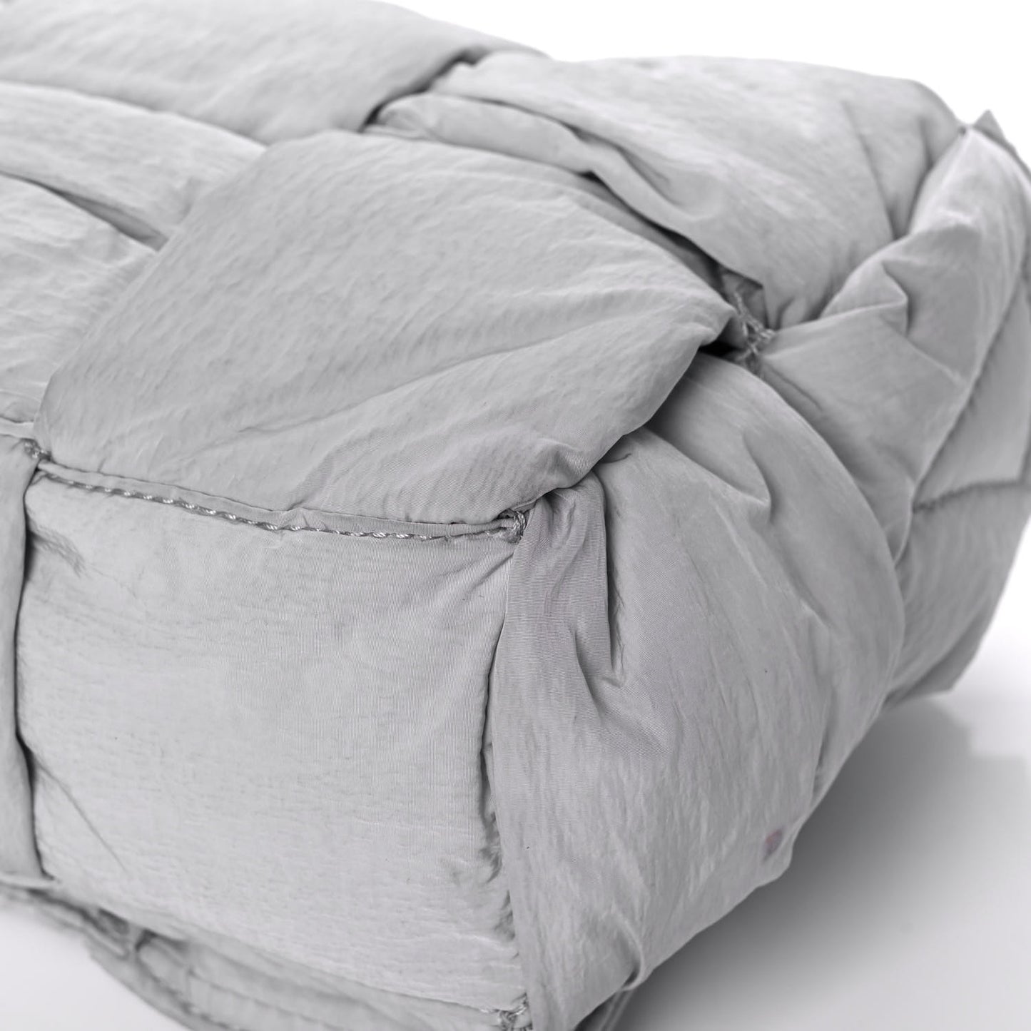 Nylon Intrecciato Padded Tech Cassette Bag Frost