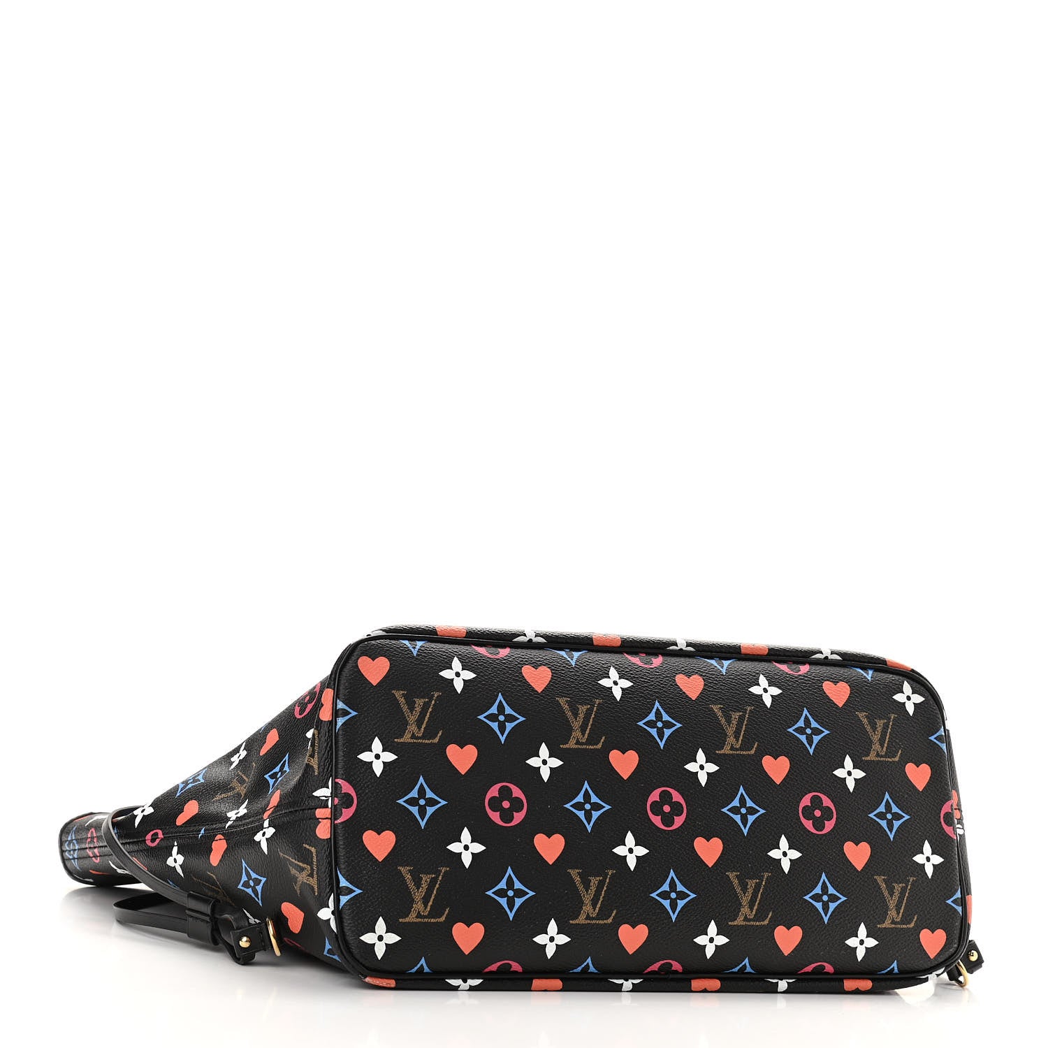 Louis Vuitton Game On Neverfull MM Black 5 of 11