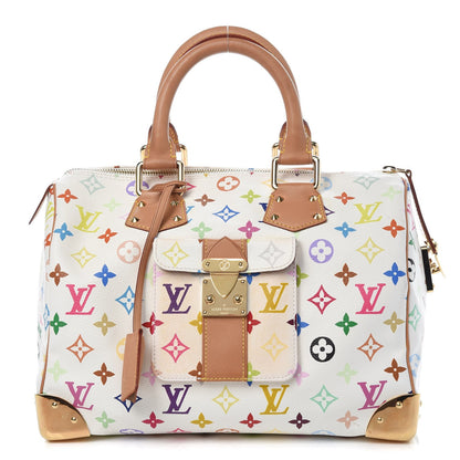 Louis Vuitton Monogram Multicolor Speedy 30 White 1 of 13
