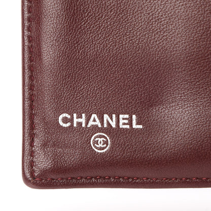 Chanel Lambskin Quilted Large Flap Wallet Black 7 of 10