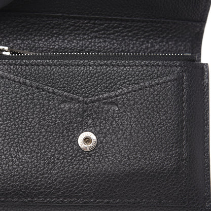Louis Vuitton Soft Calfskin My LockMe Compact Wallet Black 7 of 8