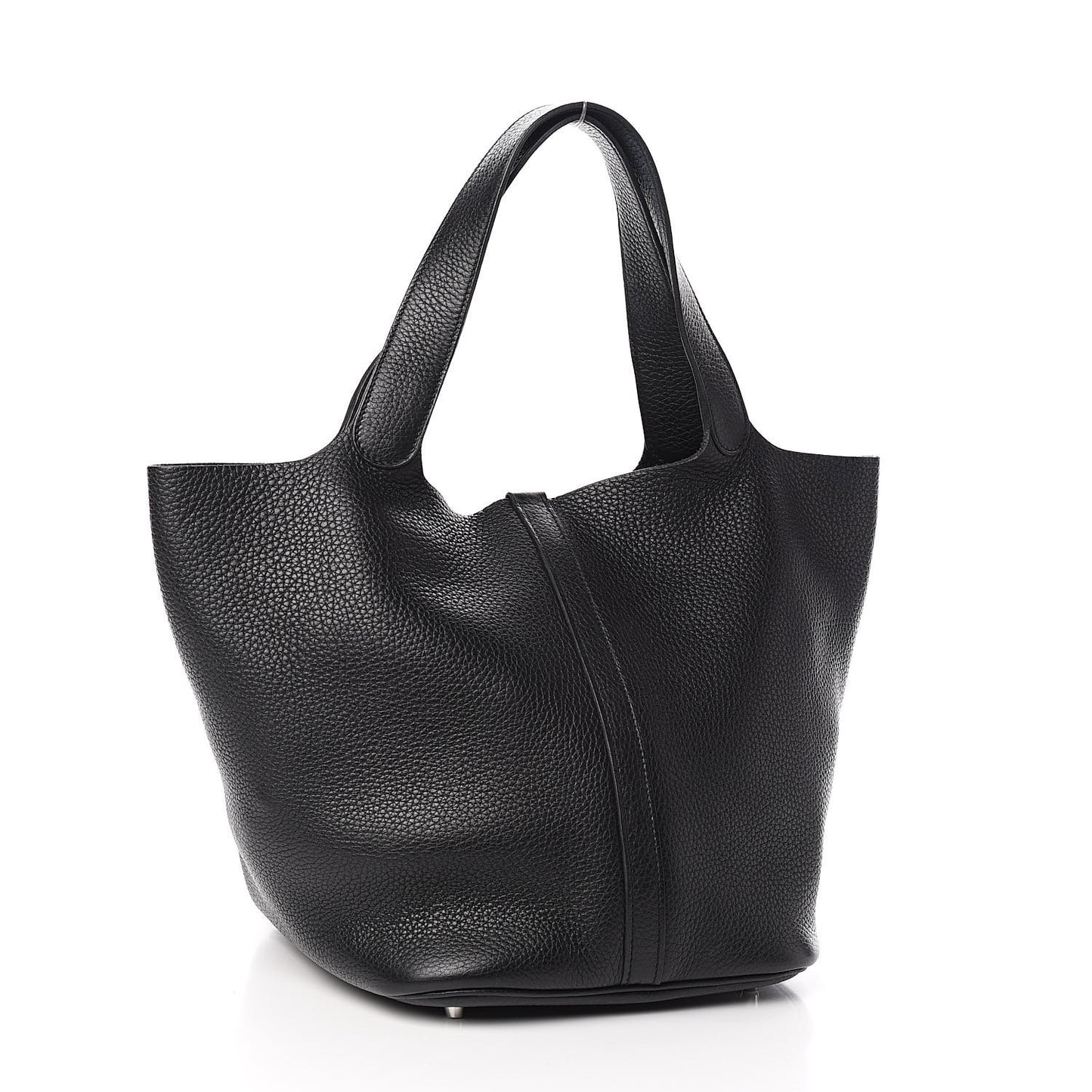 Taurillon Clemence Picotin Lock 26 GM Black