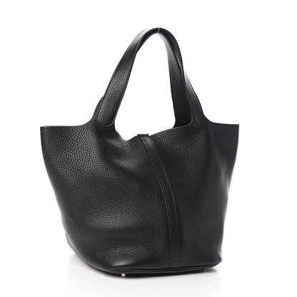Hermes Taurillon Clemence Picotin Lock 26 GM Black 3 of 10