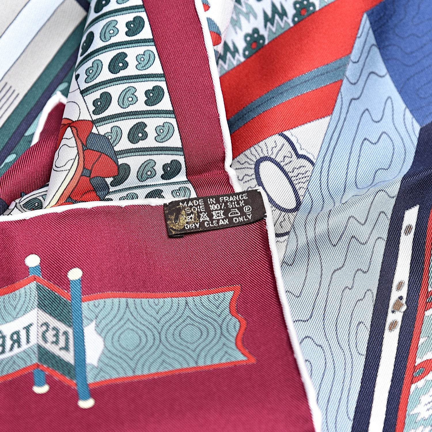 Hermes Silk Les Tresors D Un Artiste Scarf 90 3 of 3