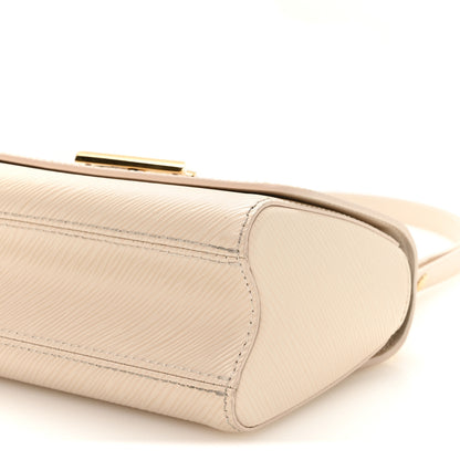 Louis Vuitton Epi Twist Braided Chain Shoulder Bag PM Quartz White 10 of 11