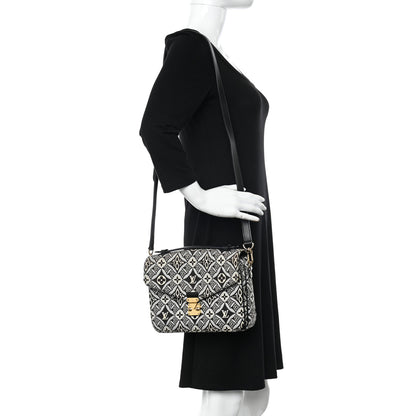 Louis Vuitton Jacquard Since 1854 Pochette Metis Grey 2 of 9
