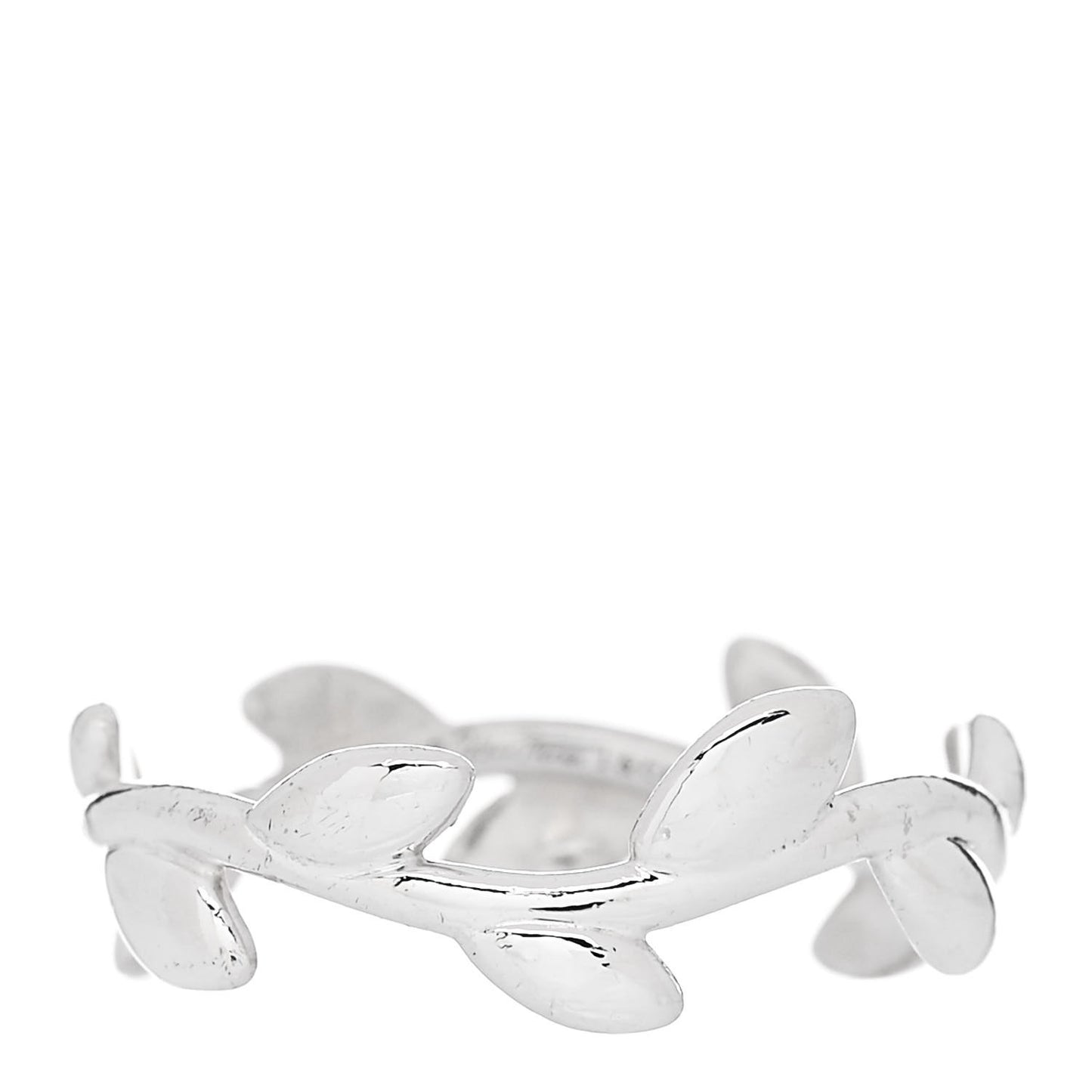 Sterling Silver Paloma Picasso Narrow Olive Leaf Band Ring 49 4.75