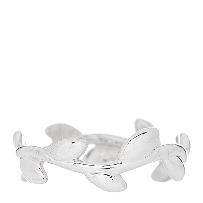 Tiffany Sterling Silver Paloma Picasso Narrow Olive Leaf Band Ring 49 4.75 1 of 4