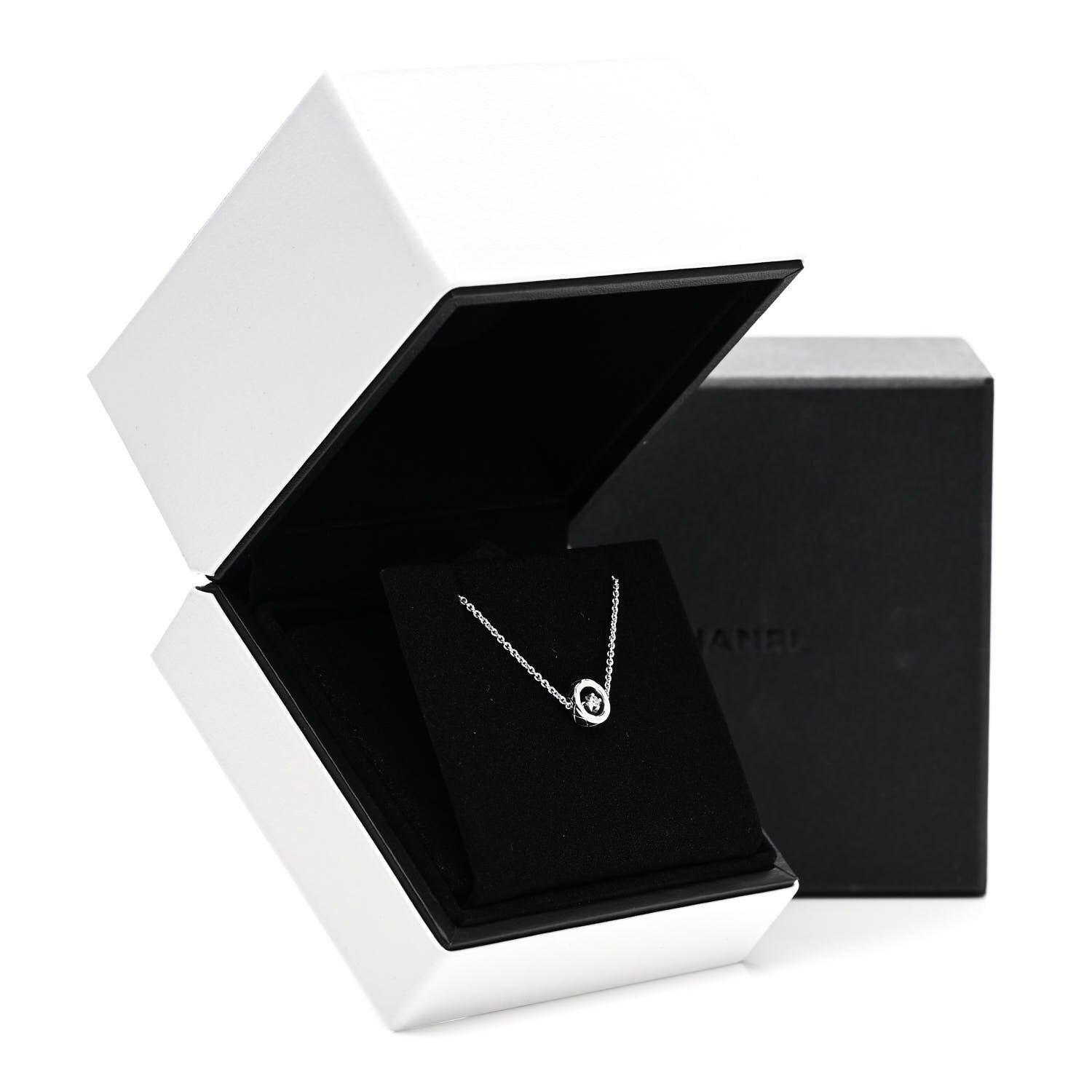 Chanel 18K White Gold Diamond Coco Bracelet 5 of 5