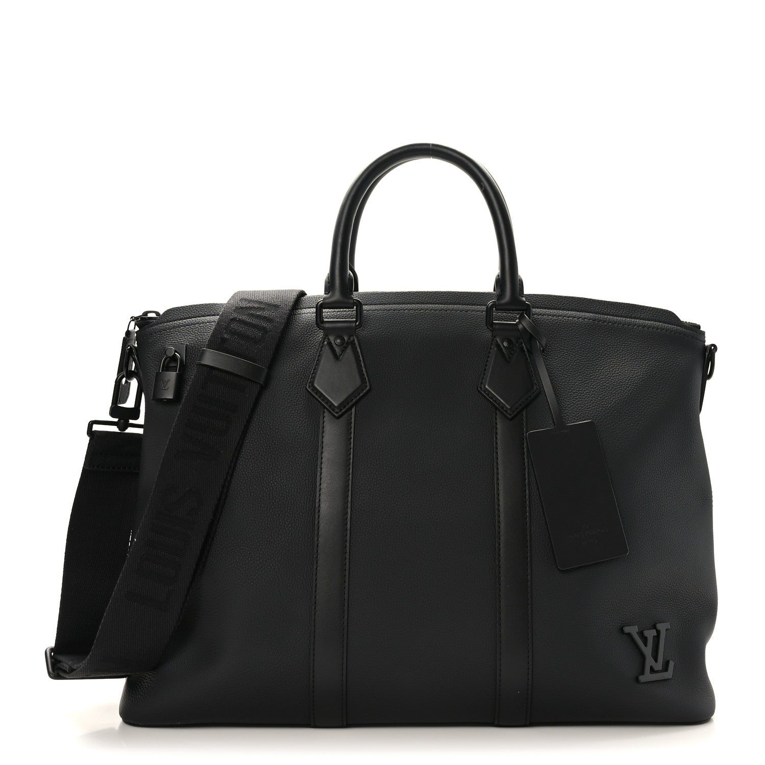 Louis Vuitton Calfskin Lockit Tote Black 1 of 8