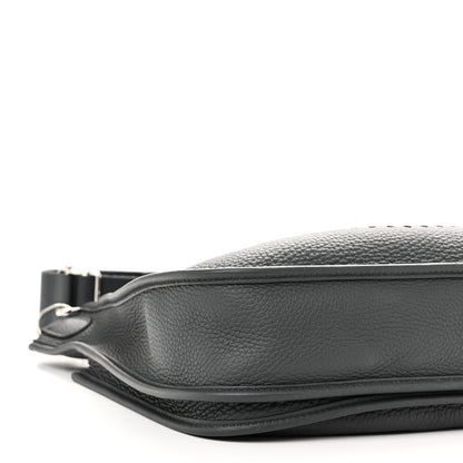 Hermes Taurillon Clemence Evelyne III PM Gris Misty 9 of 11