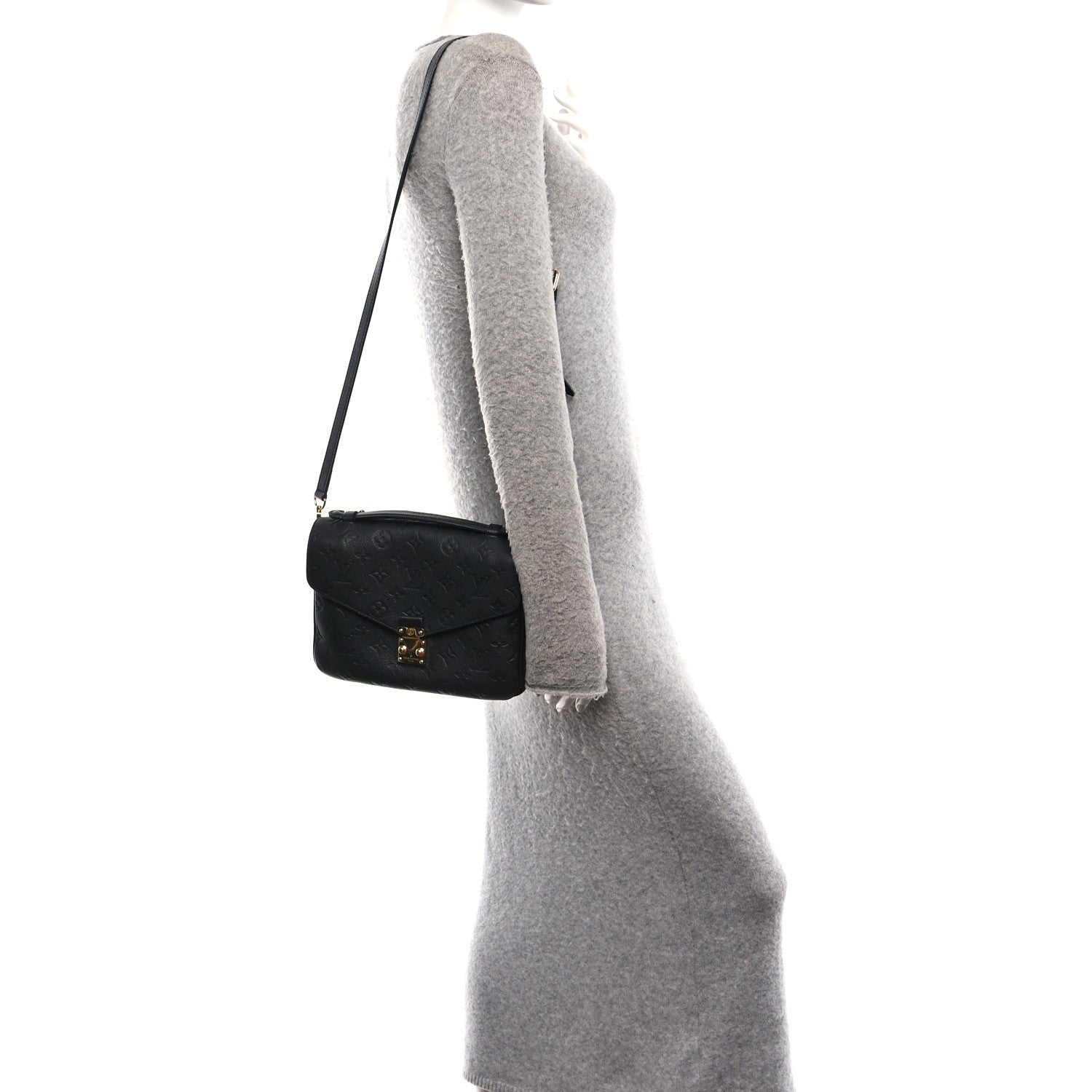 Louis Vuitton Empreinte Pochette Metis Black 2 of 11