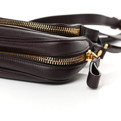Tom Ford Calfskin Mini Jennifer Crossbody Bag Wine 10 of 13