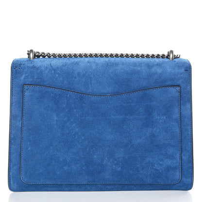 Gucci Suede Medium Dionysus Shoulder Bag Blue 12 of 14