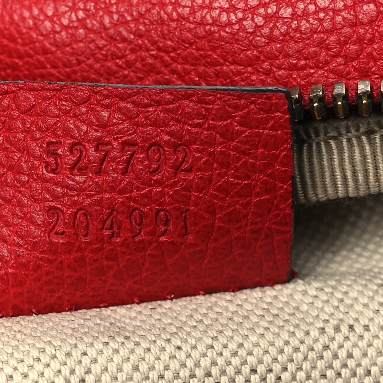 Gucci Grained Calfskin Small Logo Belt Bag Hibiscus Red 7 of 9