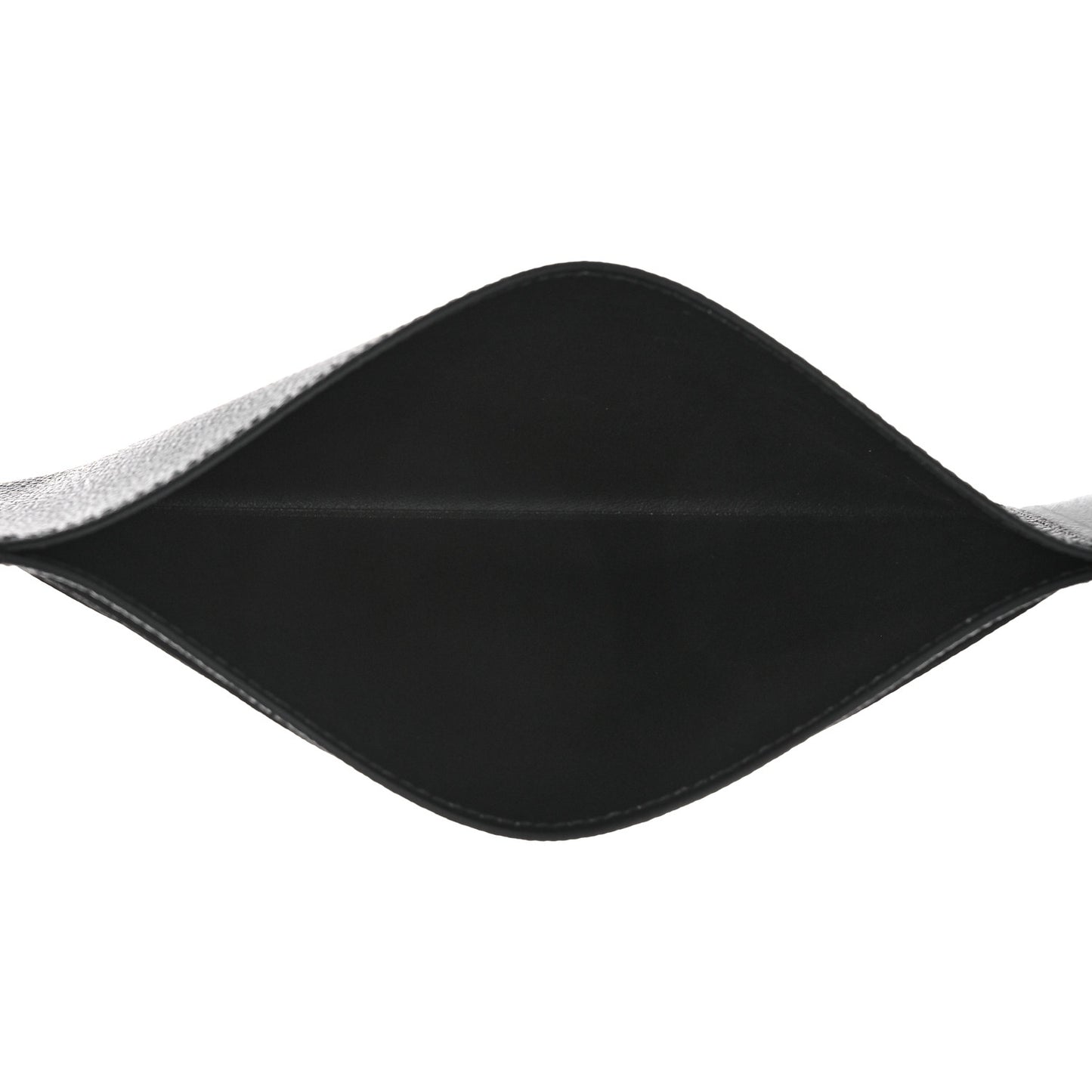Calfskin Felicie Chain Wallet Card Holder Insert Black