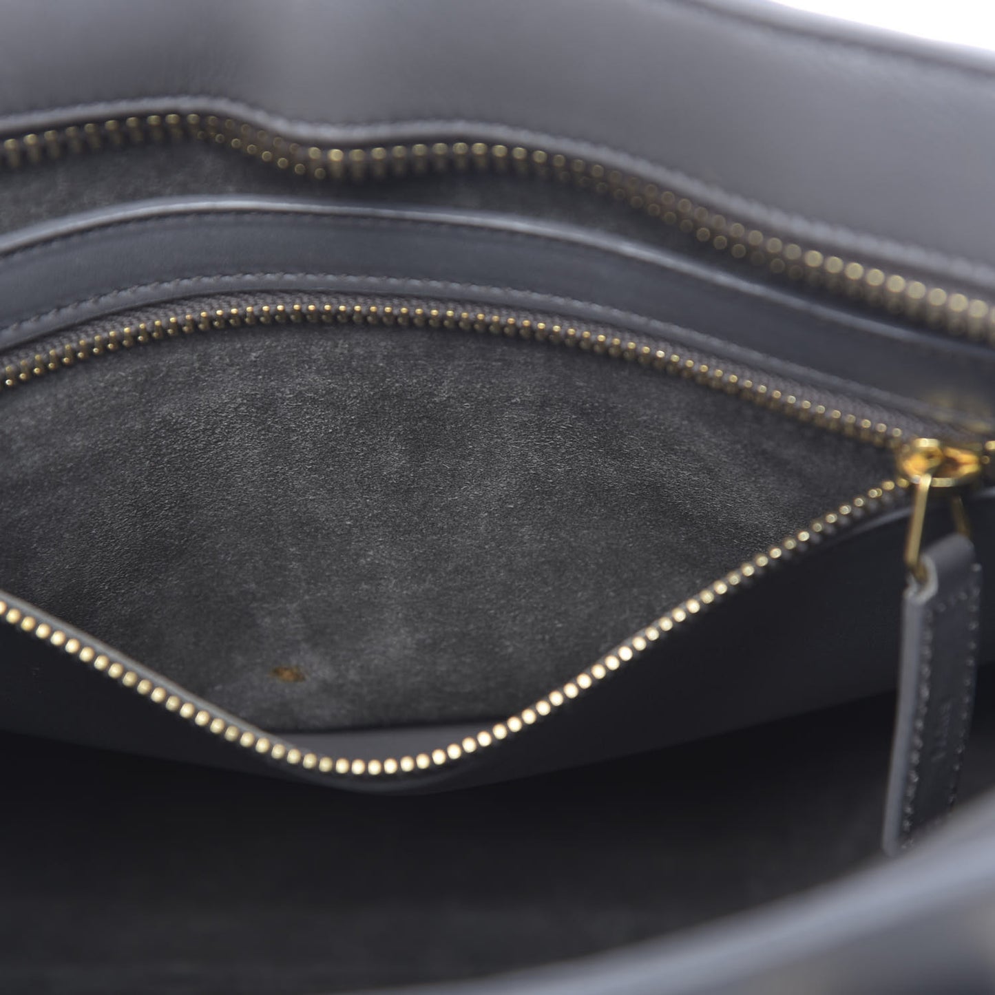 Calfskin Small Monogram Cabas Grey