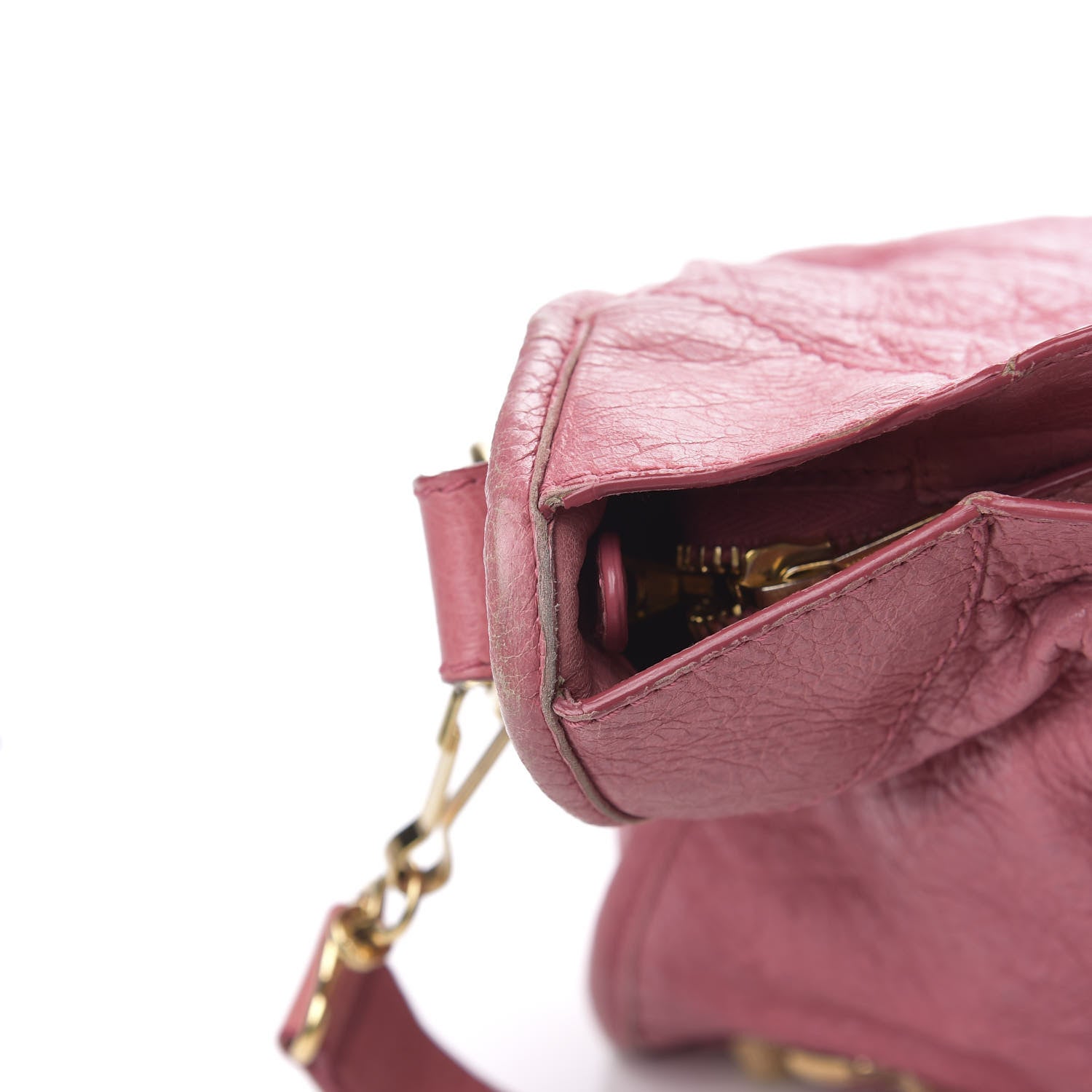 Balenciaga Agneau Giant 12 Gold Hardware City Rose Bombon Raspberry 10 of 15