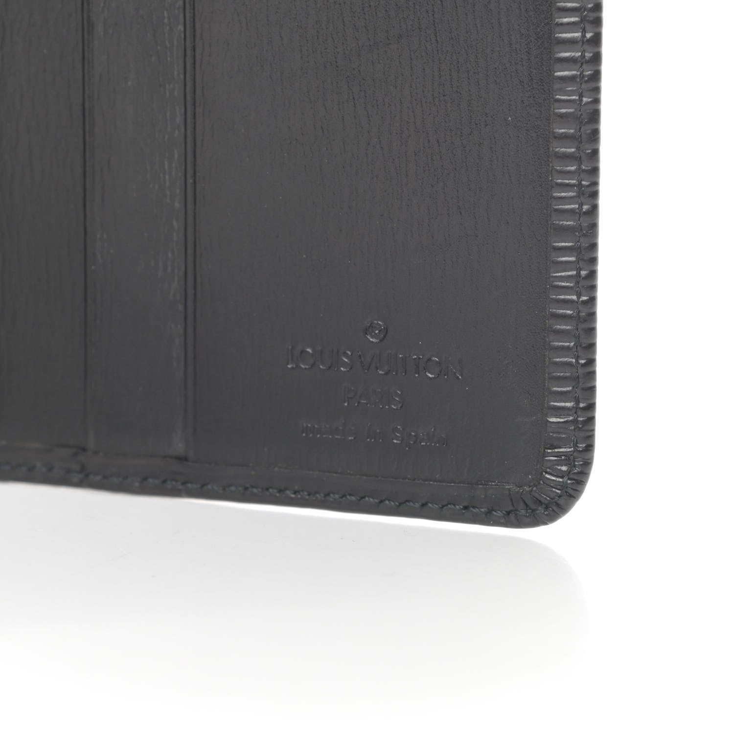 Louis Vuitton Epi 6 Card Billfold Wallet Black 6 of 8
