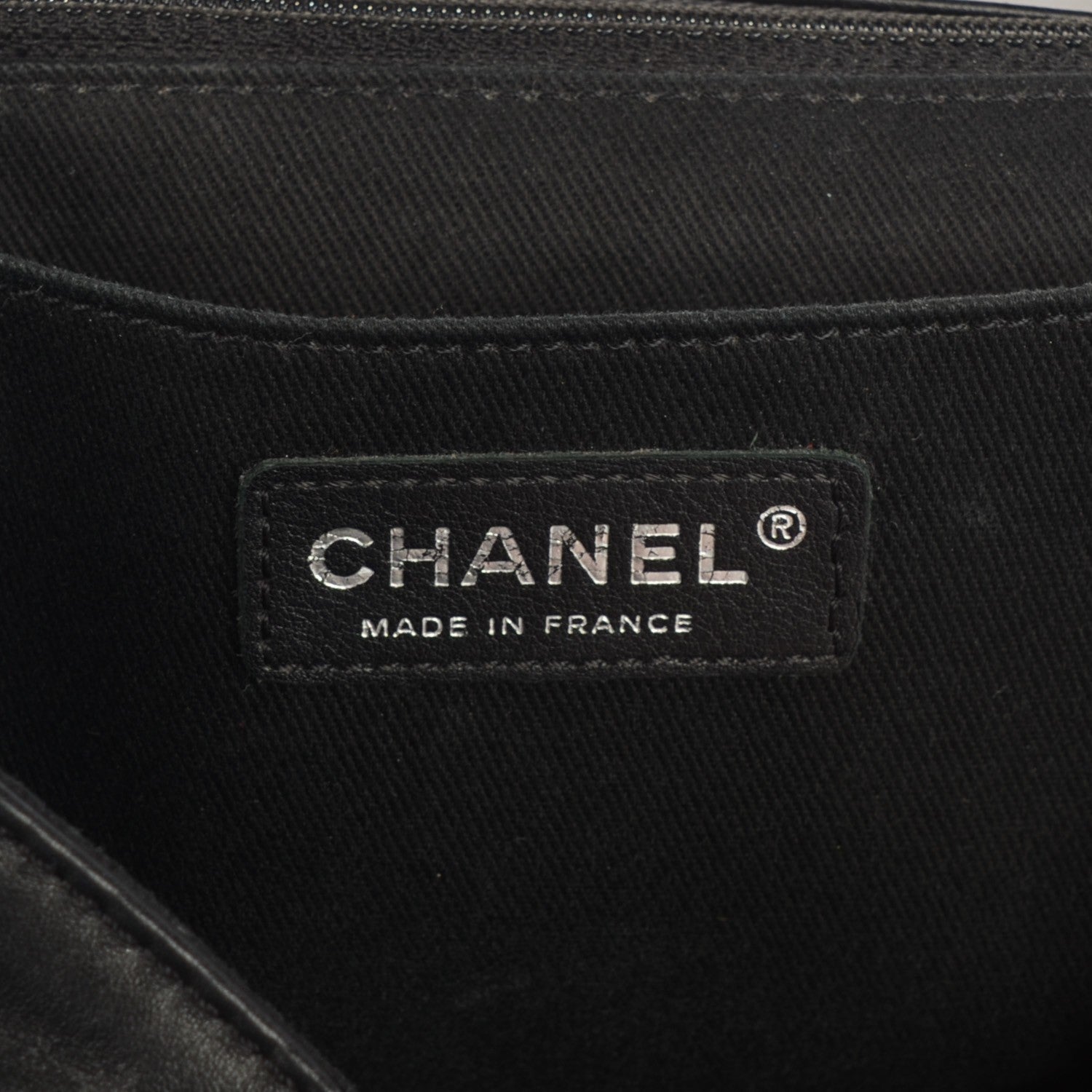 Chanel Calfskin Quilted In The Business Flap Black 6 of 8