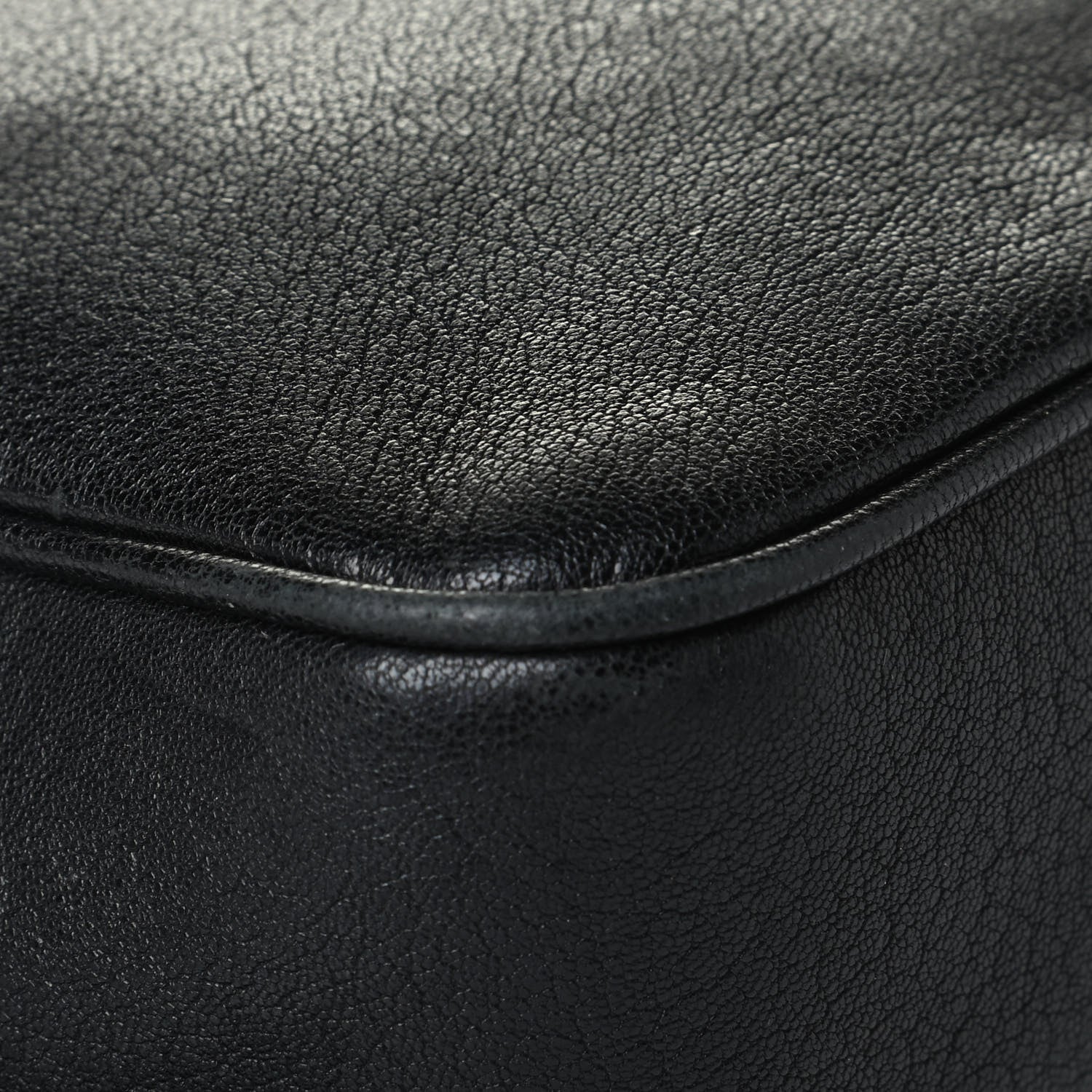 Saint Laurent Lambskin Monogram Embossed Small Lou Camera Bag Black 6 of 8