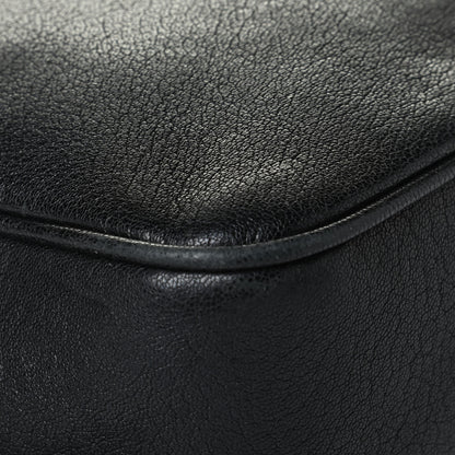 Saint Laurent Lambskin Monogram Embossed Small Lou Camera Bag Black 6 of 8