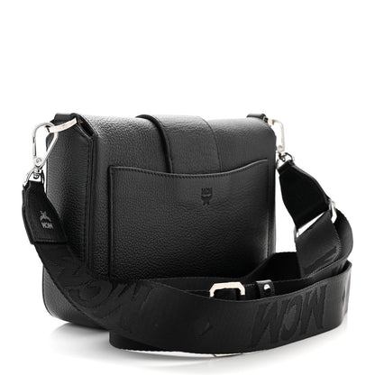 MCM Grained Calfskin Small Kaison Park Avenue Stud Crossbody Bag Black 3 of 11