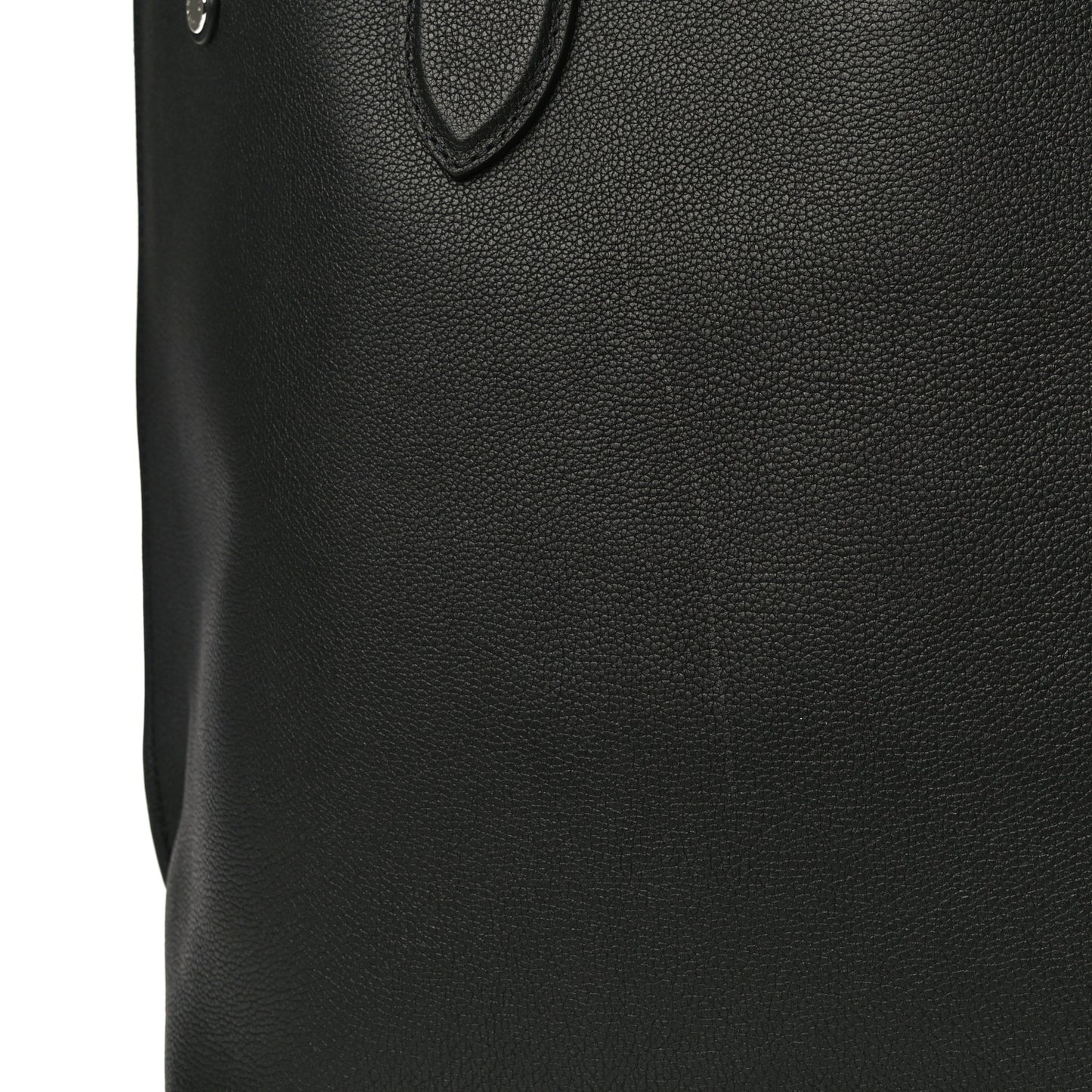 Calfskin Lockme Go Tote Black