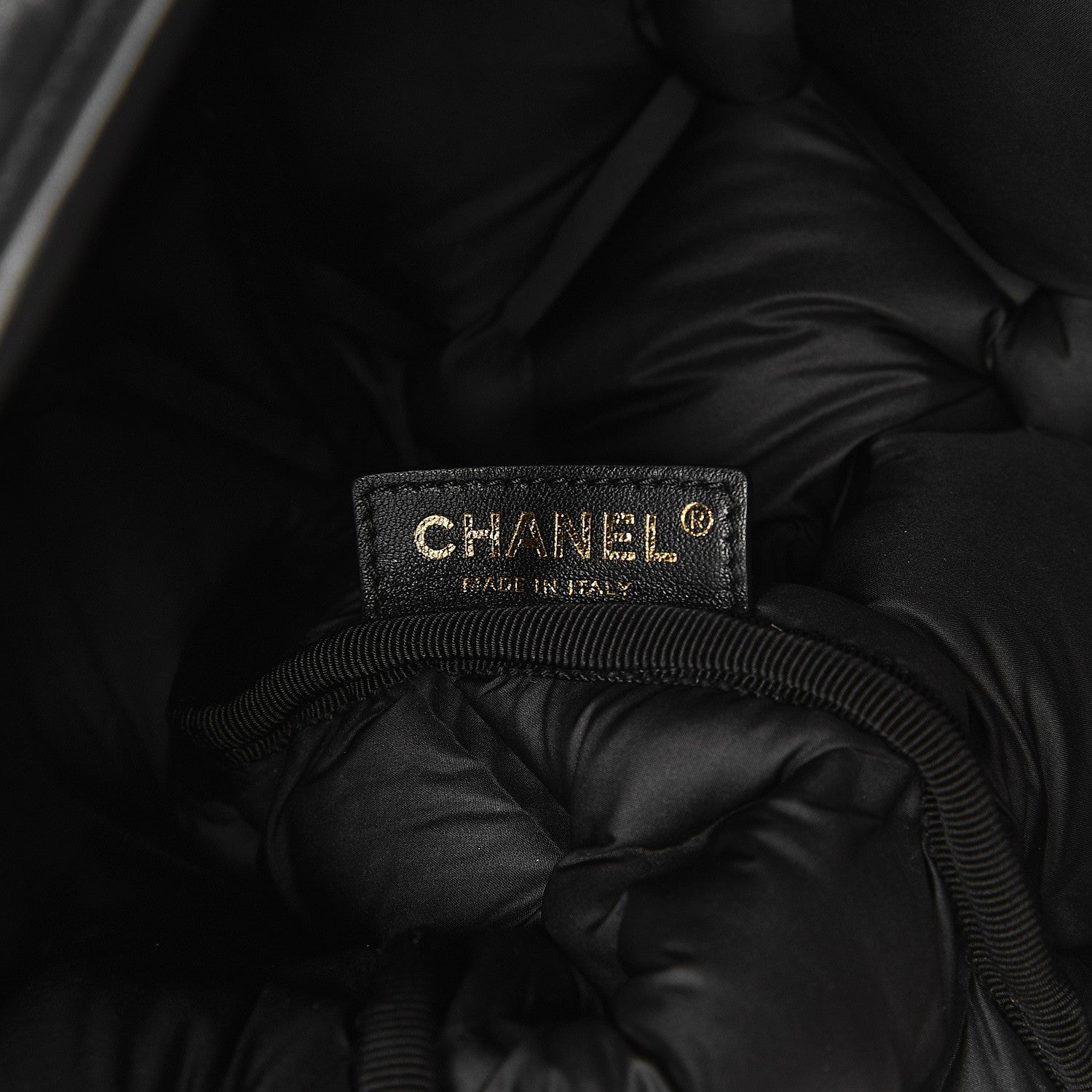 Chanel Calfskin Quilted Large Chesterfield Flap Black 7 of 9