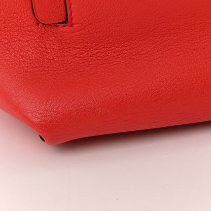 Louis Vuitton Veau Soie Calfskin Parnassea Bagatelle Hobo Capucine 12 of 15