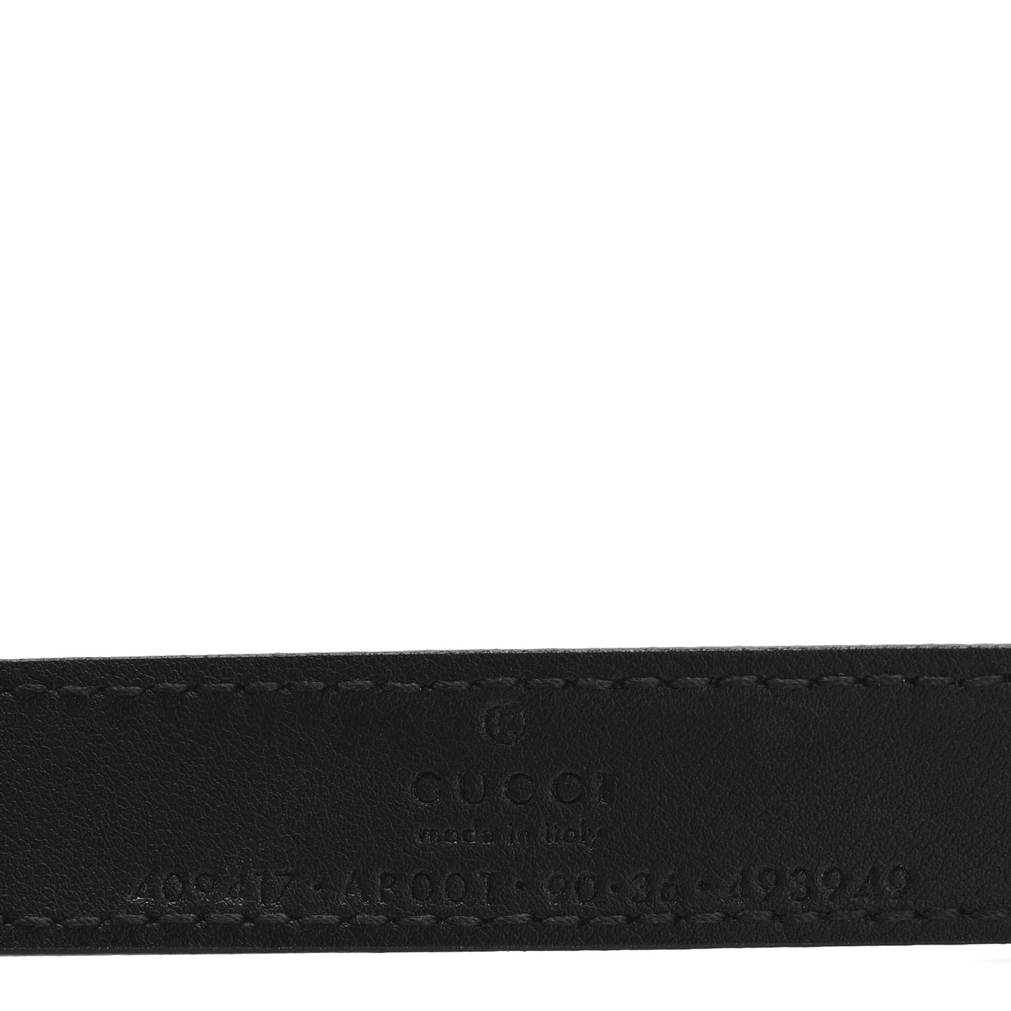 Calfskin Double G 20mm Belt 90 36 Black