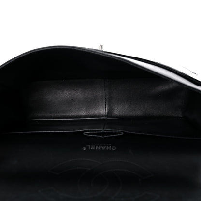 Chanel Patent Quilted Jumbo Double Flap Black 5 of 16