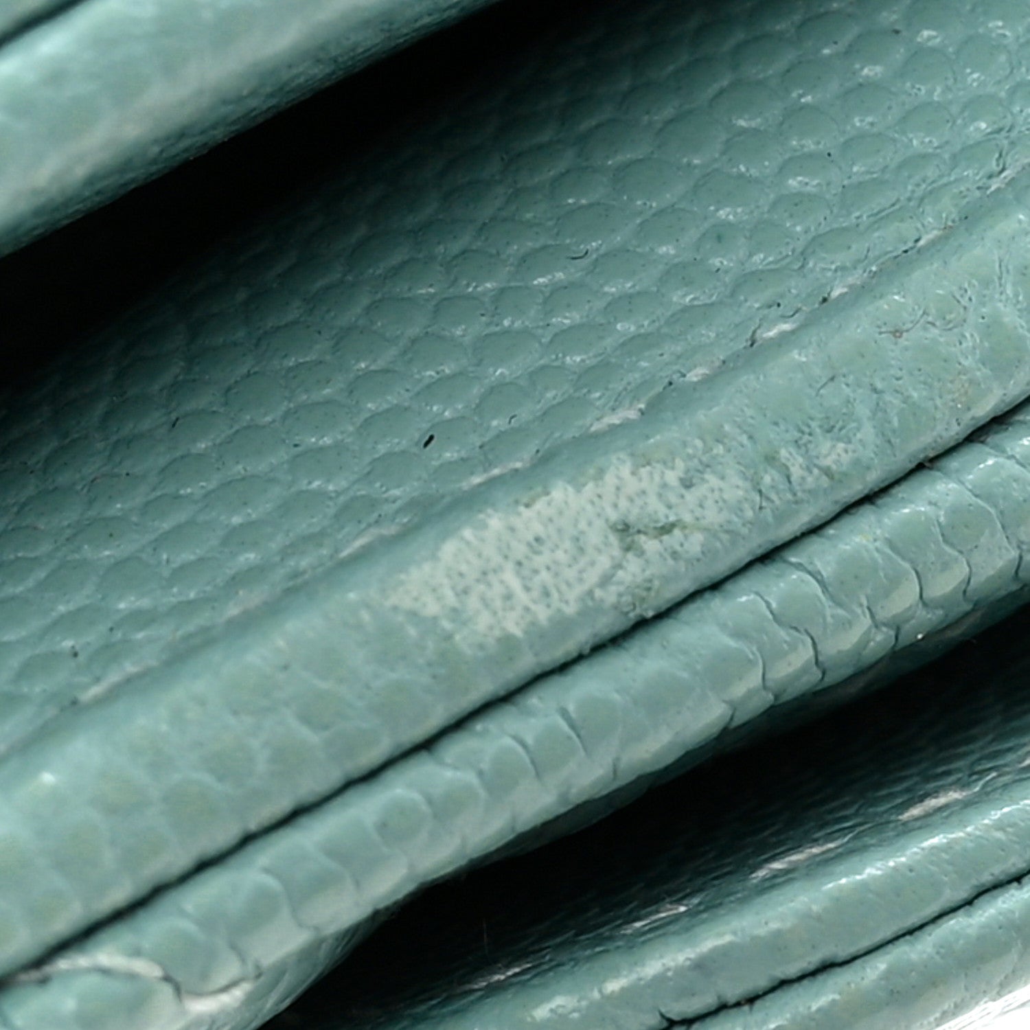 Chanel Caviar Quilted Medium Gusset Flap Wallet Light Blue 10 of 10