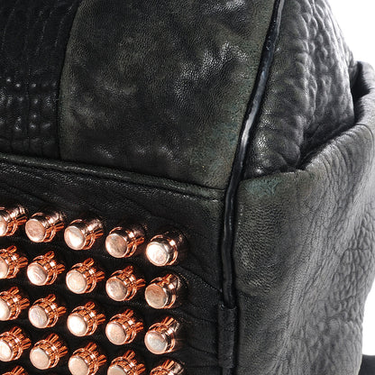 Alexander Wang Pebbled Lambskin Rocco Black w Rose Gold Hardware 5 of 10