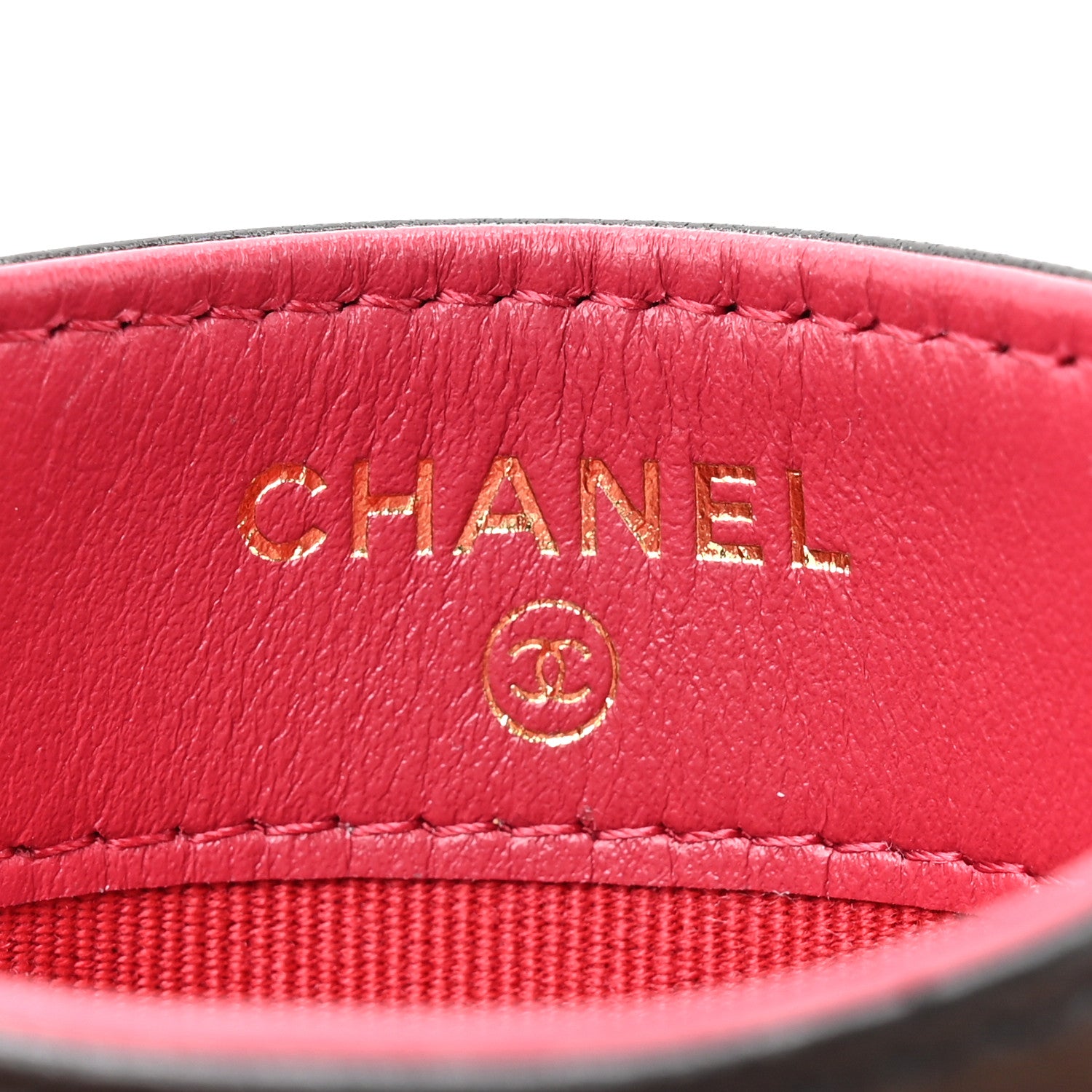Chanel Lambskin Quilted Chanel 19 Card Holder Black 6 of 8
