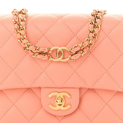 Chanel Caviar Quilted Mini CC You Flap Light Orange 8 of 11