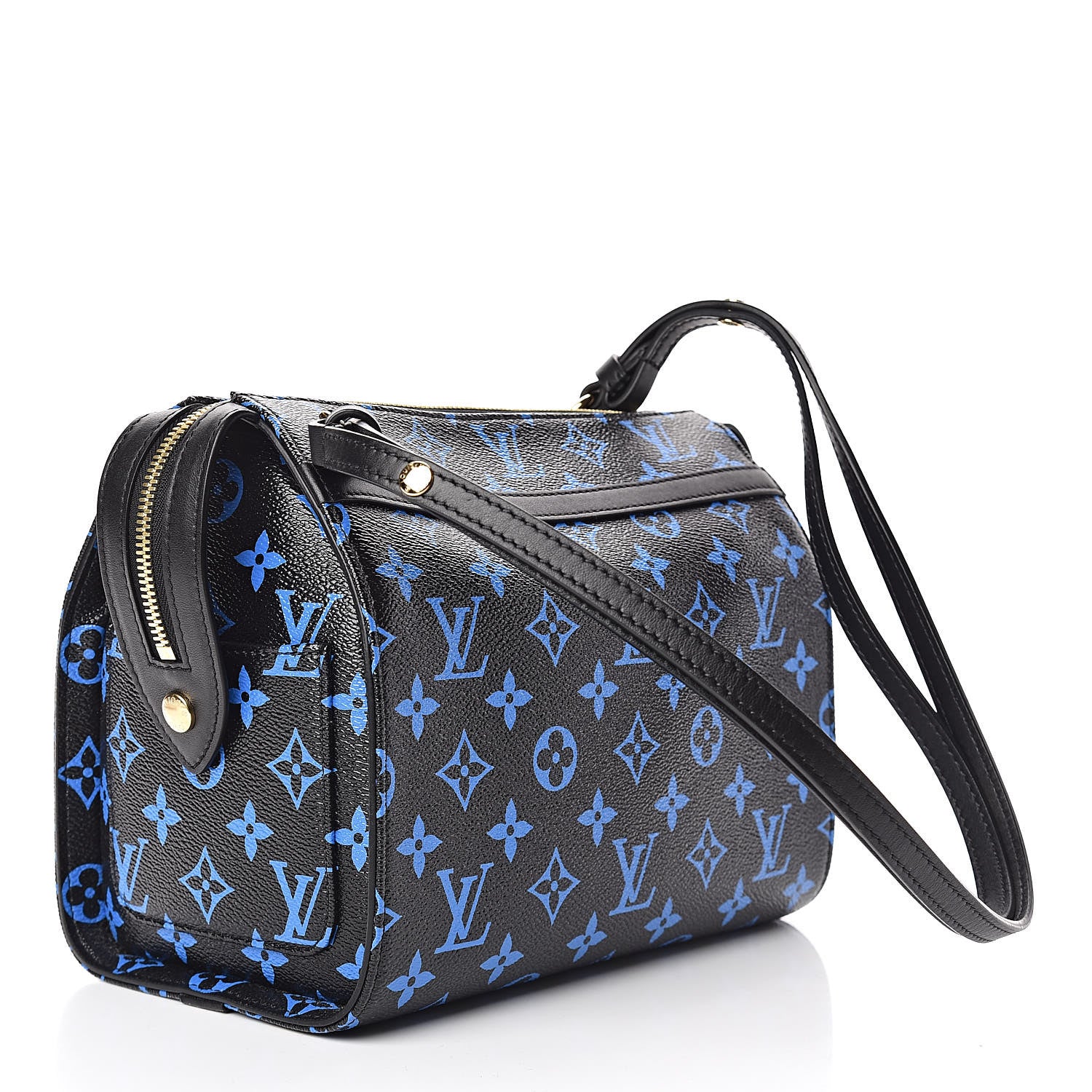 Louis Vuitton Colored Monogram Speedy Amazon PM Blue Black 3 of 10