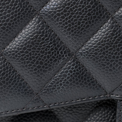 Chanel Caviar Quilted Jumbo Double Flap Black 14 of 14