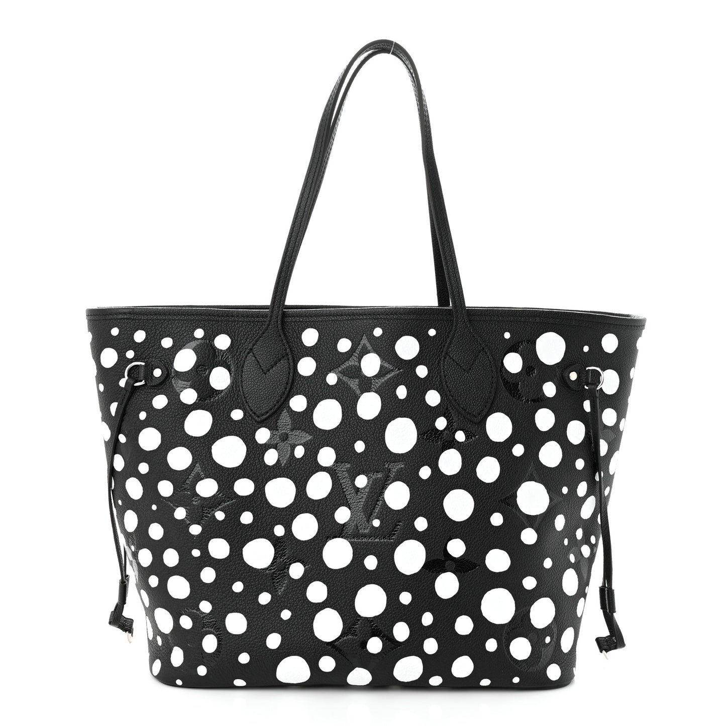 LV X YK Empreinte Neverfull MM Black White