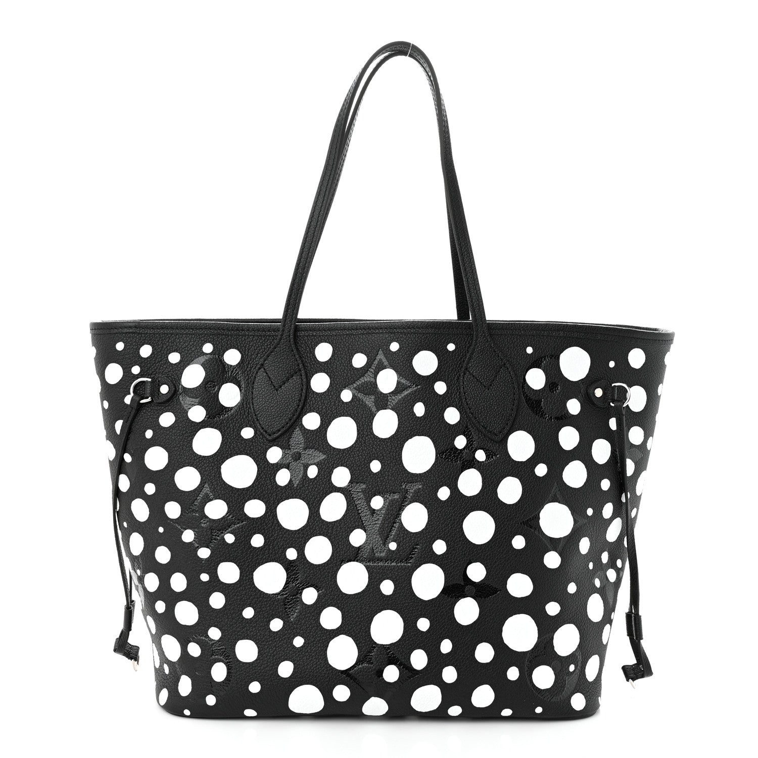 Louis Vuitton LV X YK Empreinte Neverfull MM Black White 3 of 11