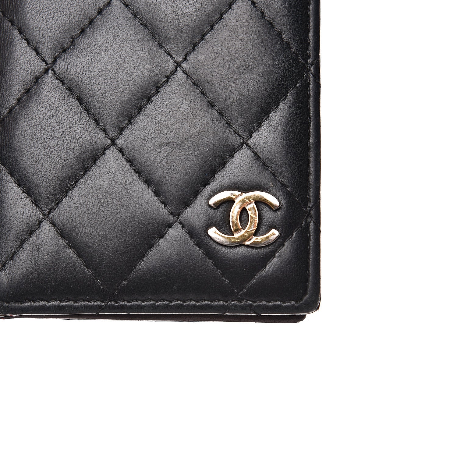Chanel Lambskin Quilted Card Holder Wallet Black 11 of 12