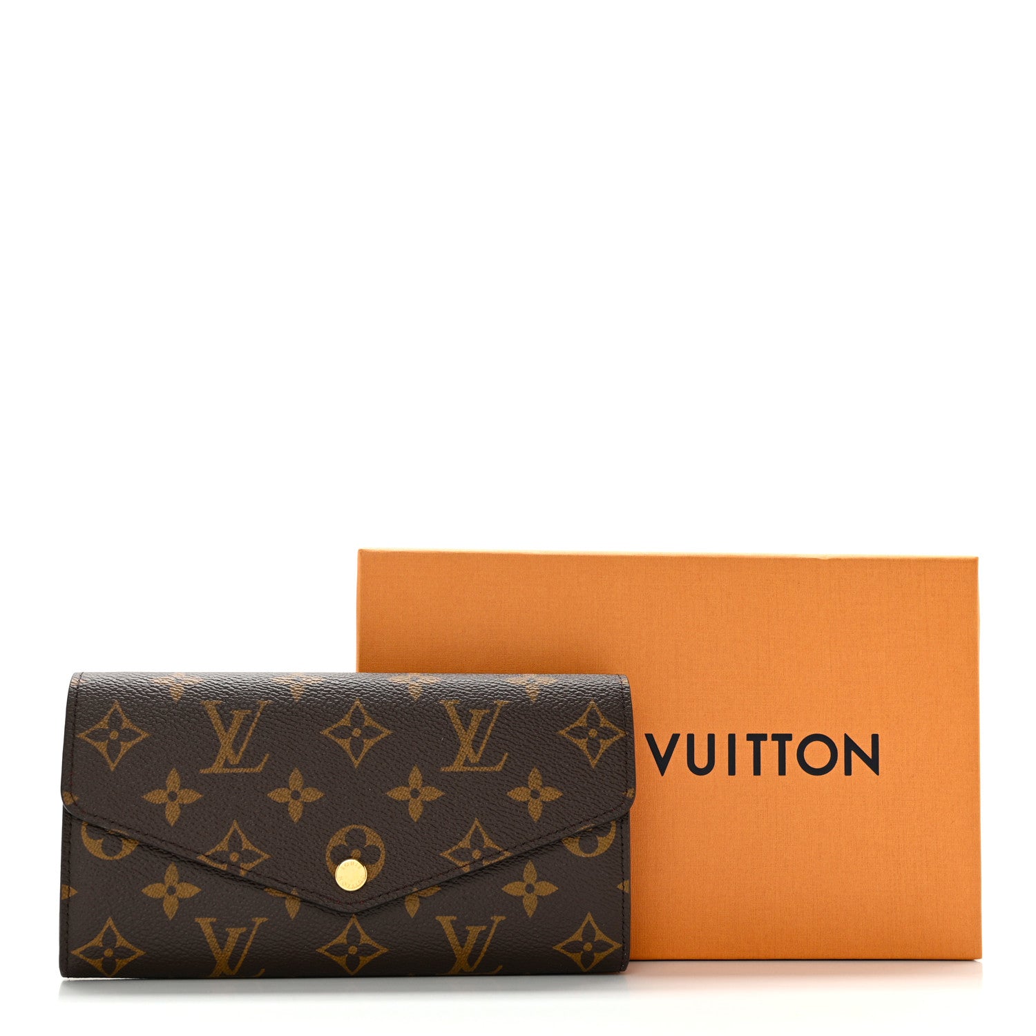 Louis Vuitton Monogram Sarah Wallet NM Coquelicot 10 of 10